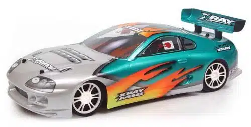 38xray 389701 Micro Body 1/18 Supra - 150mm transparant