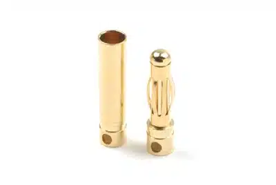 4.0mm goudstekker "Lang", Man. + Vrouw