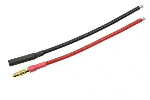 4.0mm goudstekker, Man. + Vrouw., sili