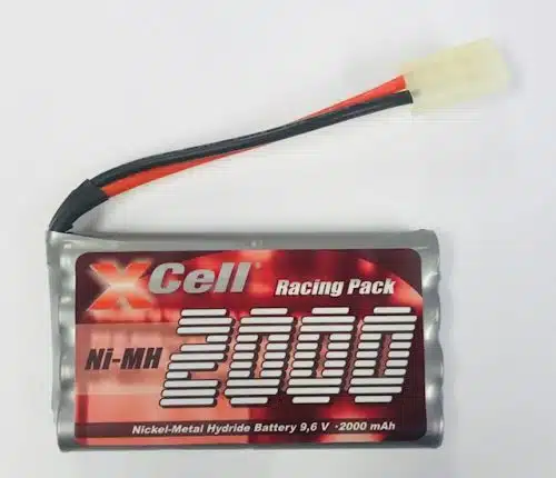 9,6V 2000mAH Nikko akku m. Tam-st