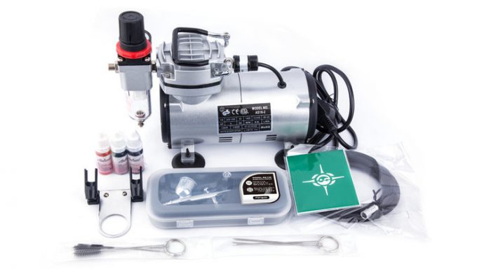 Airbrush Set met Compressor, Airbrush