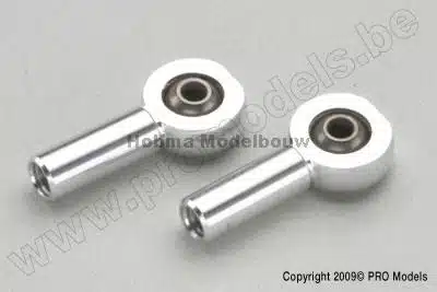 Aluminium bolgewricht M2.5 (2st)