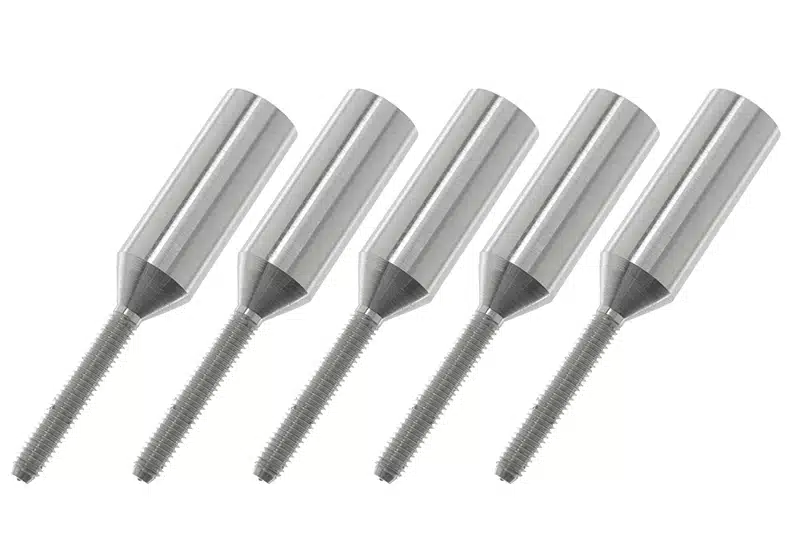 Aluminium kwiklink koppelstuk M2.5 voo
