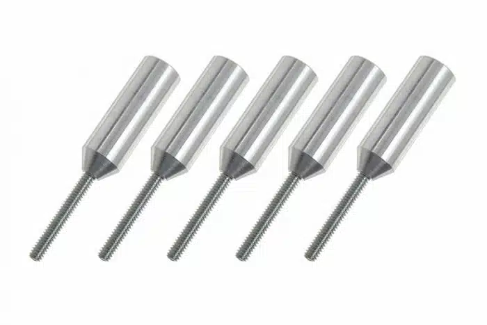 Aluminium kwiklink koppelstuk M2 voor
