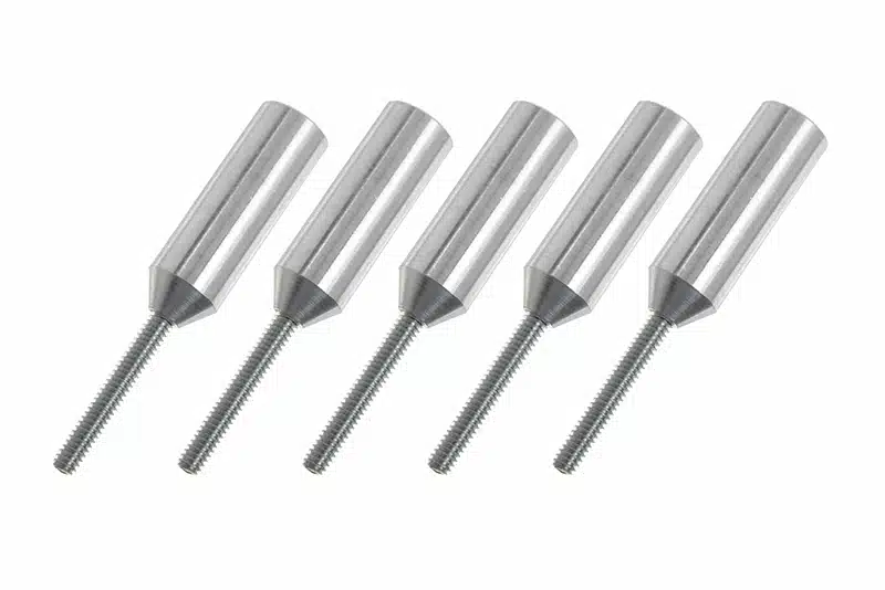 Aluminium kwiklink koppelstuk M2 voor