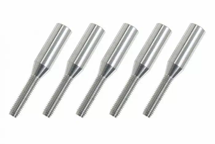 Aluminium kwiklink koppelstuk M3 voor