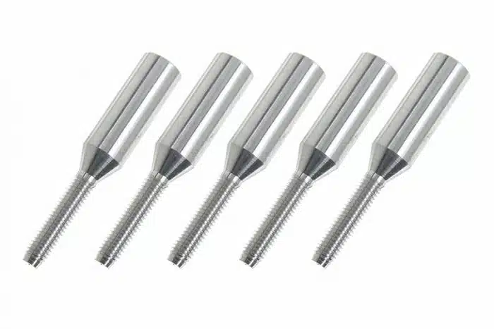 Aluminium kwiklink koppelstuk M3 voor