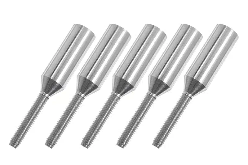 Aluminium kwiklink koppelstuk M3 voor