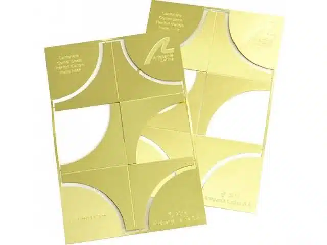 Artesania 27315 set 4 cantoneras laton No2