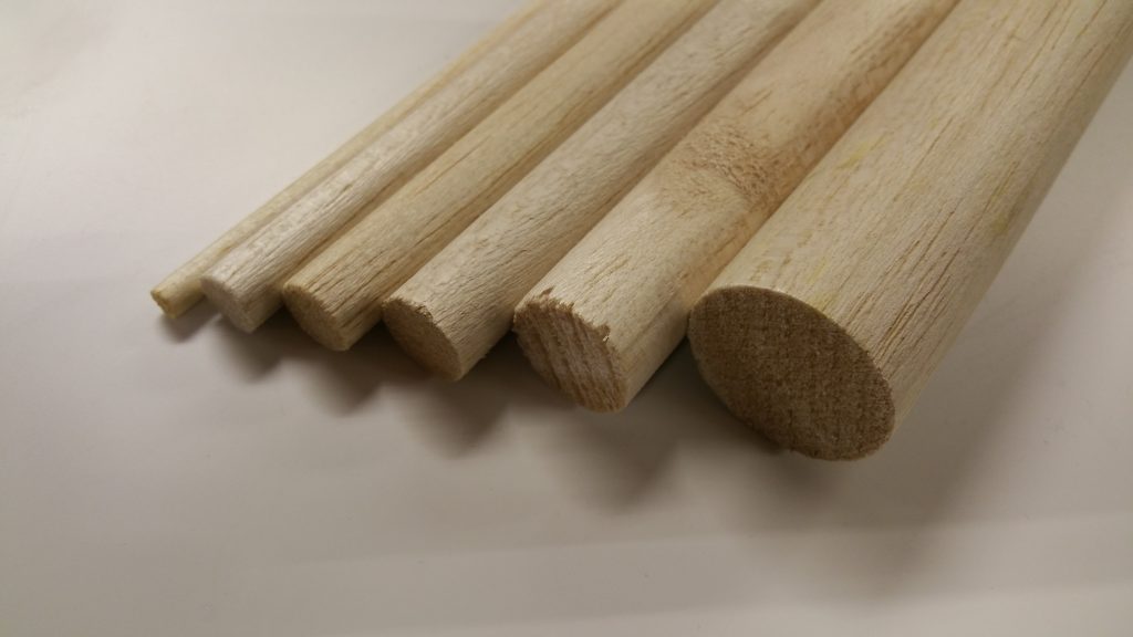 Balsa Hout Rond 6 MM 100 CM Hobma Modelbouw B.V.