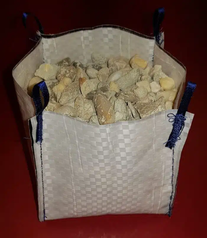 Big Bag blauw bandje