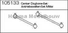 CV-10 Antriebswellen-set Mitte