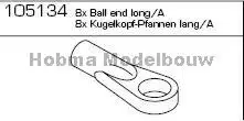 CV-10 Kogelkoppen lang 8st.