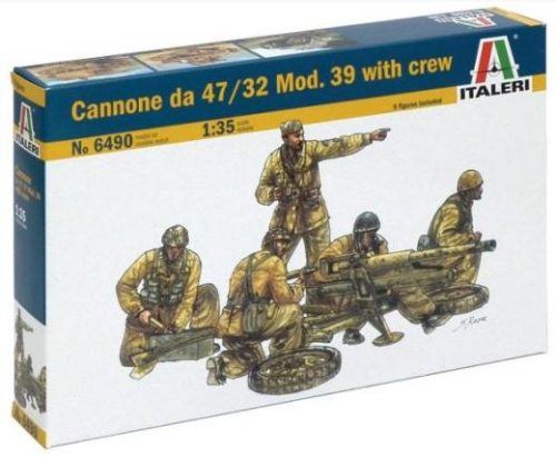 Cannone da 47/23 mod. 39 with crew