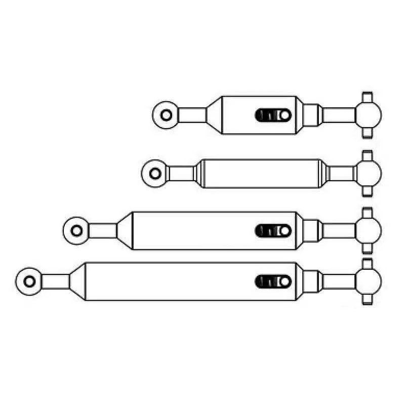 Carson 907638 Aandrijfassen set (4) 6x6 aanpasbaar