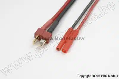 Conversie kabel Deans Vrouw. > 2mm gou