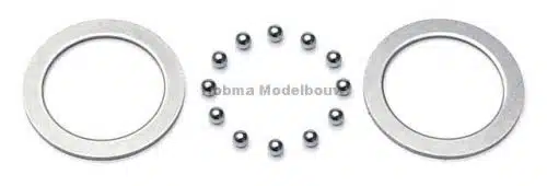 Diff Washer+ Ball Steel 2.4 mm ( 2+12