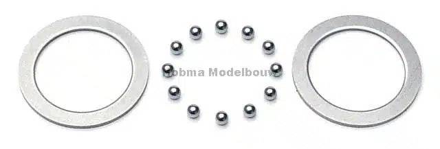 Diff Washer+ Ball Steel 2.4 mm ( 2+12