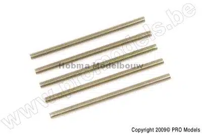 Draadstang, M3X20, Staal (5st)