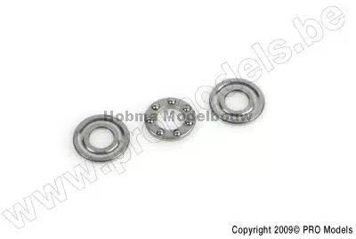 Druklager "ABEC 3", 3X8X3,5 - F3-8G, (