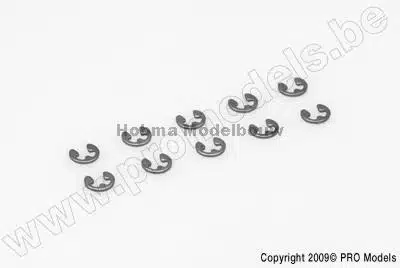 E-clips, 1,2mm, Verenstaal (10st)