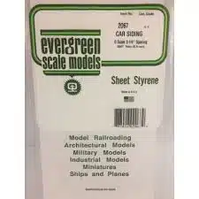 Evergreen 2067 O car siding