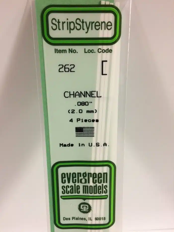 Evergreen 262 U-profiel 2