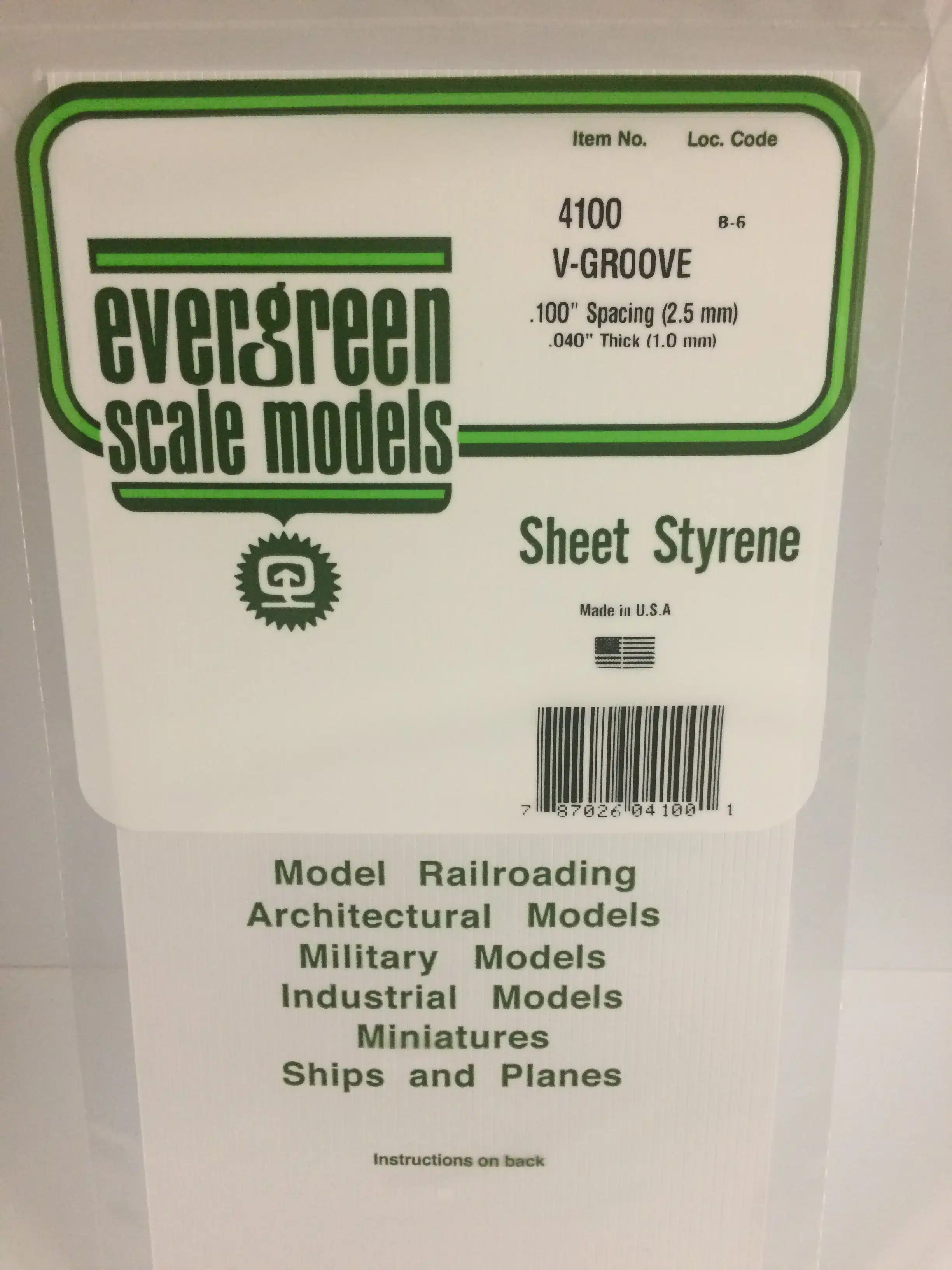 Evergreen 4100 plankbreedte 2.5