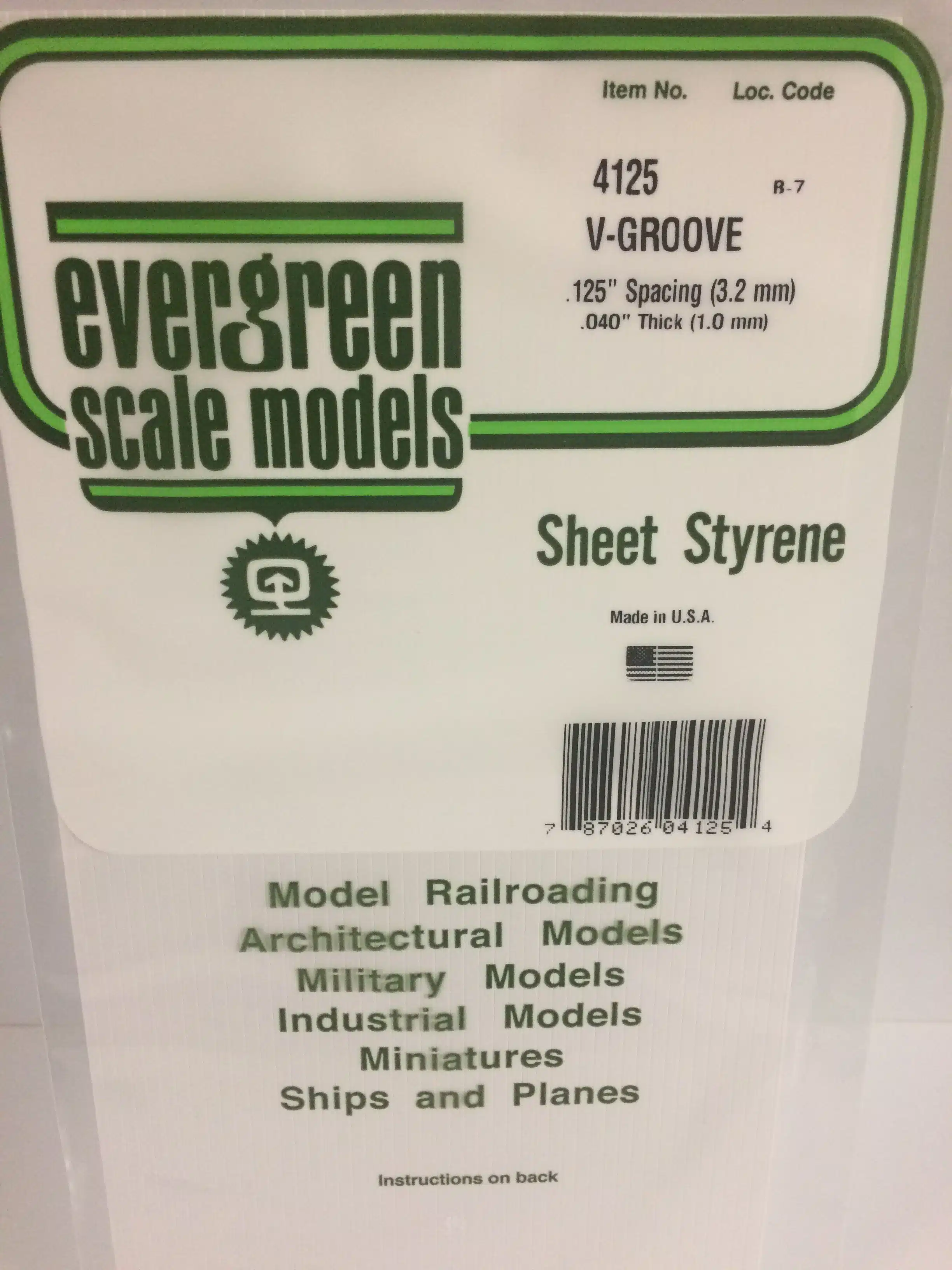Evergreen 4125 plankbreedte 3.2