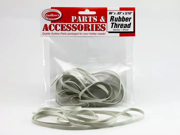 GUILLOW'S 121 RUBBER THREAD 96'' x 0.03'' x 3/16''