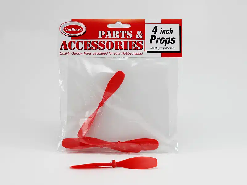 GUILLOW'S 125 4" PLASTIC PROPELLER 3pcs.