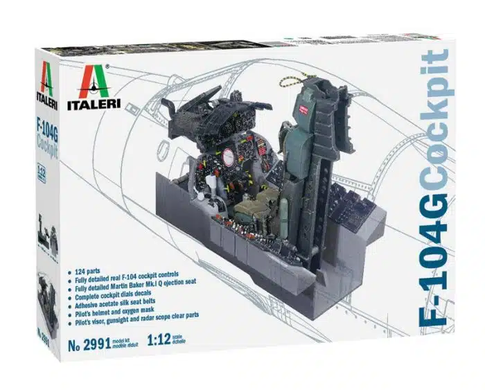 Italeri 2991 F-104G Cockpit