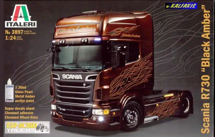 Italeri 3897 Scania R Black Amber