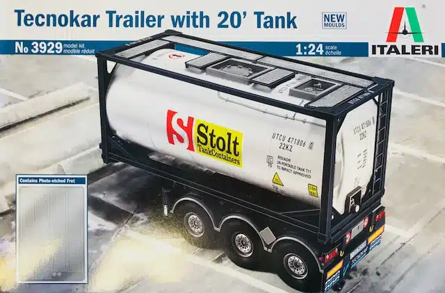 Italeri 3929 Tecnokar 20' Tank Trailer