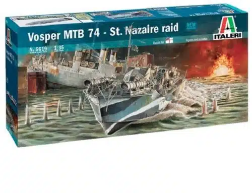 Italeri 5619 Vosper MTB74 St.Nazaire 1:35