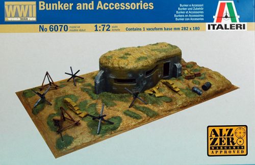 Italeri 6070 Bunker and accessories