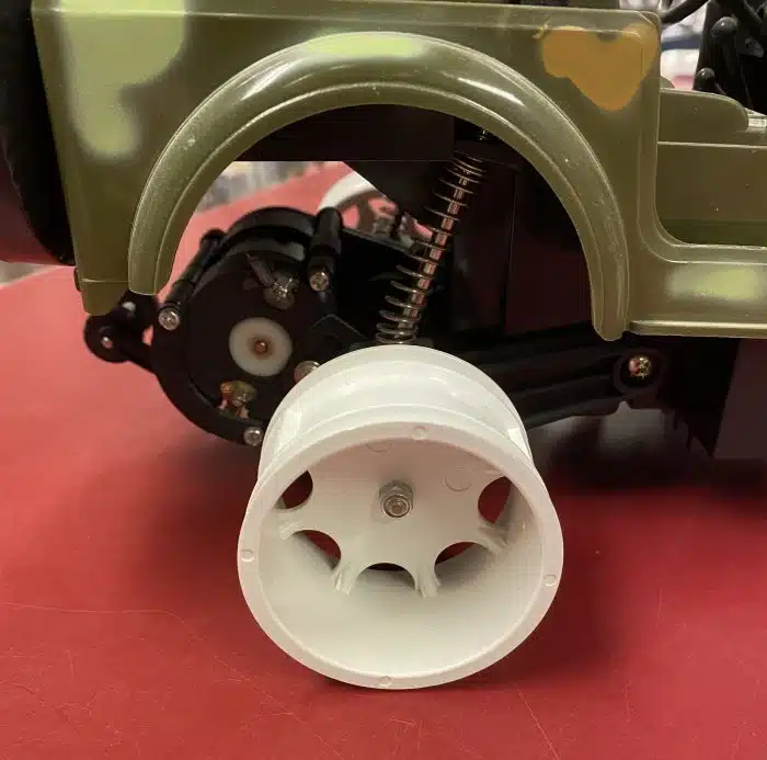 Jeep Chassis Met Aandrijving
