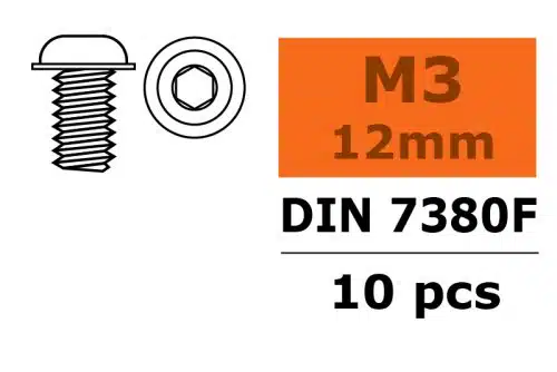 Laagbolkopflensschroef met binnenzeska