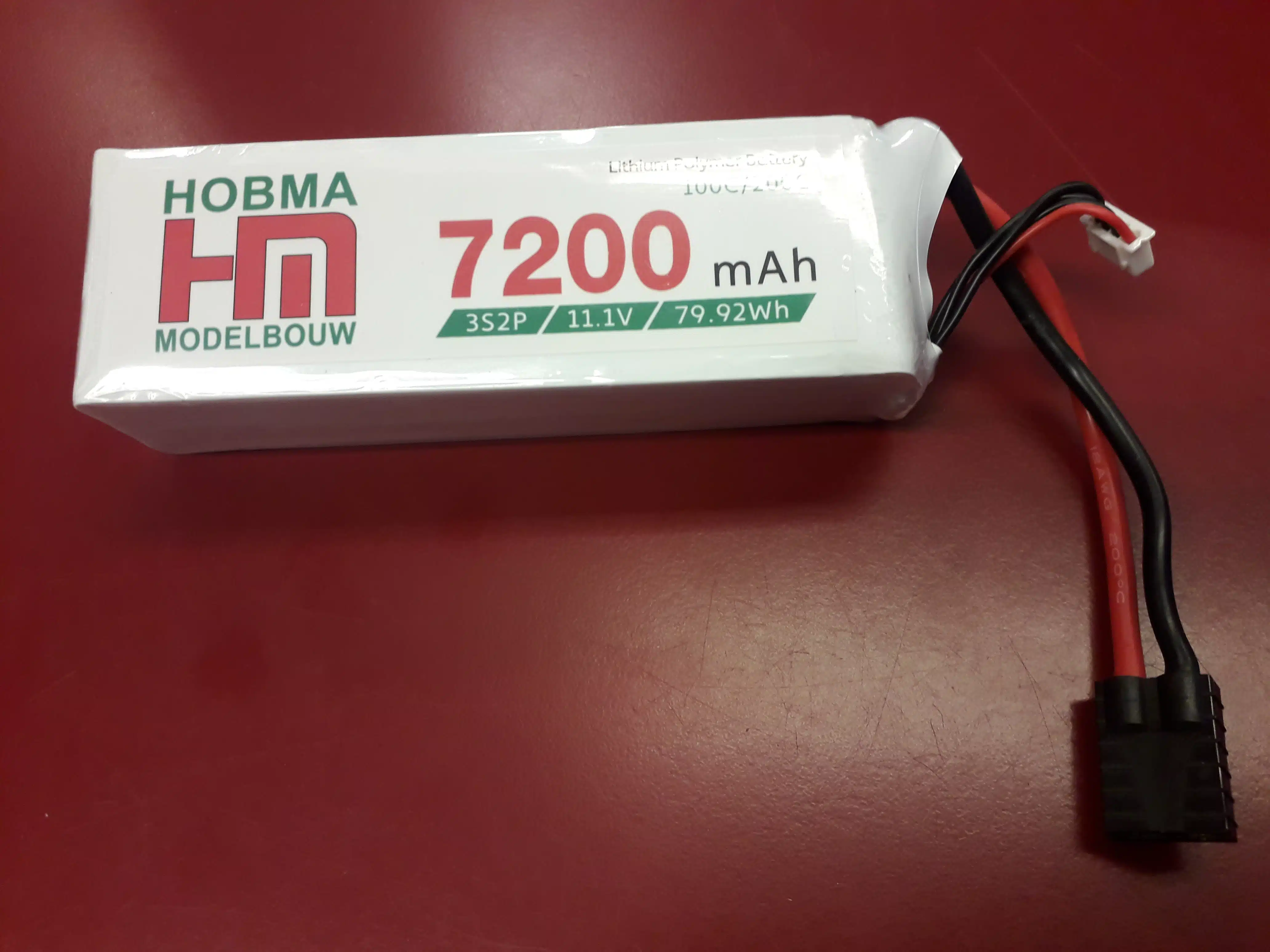 Lipo 3S2p11.1 v 7200 mAH 79.92Wh 100c/200c