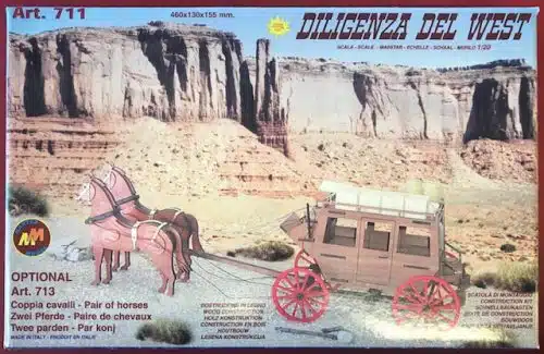 Mantua Models 711 Diligenza del West