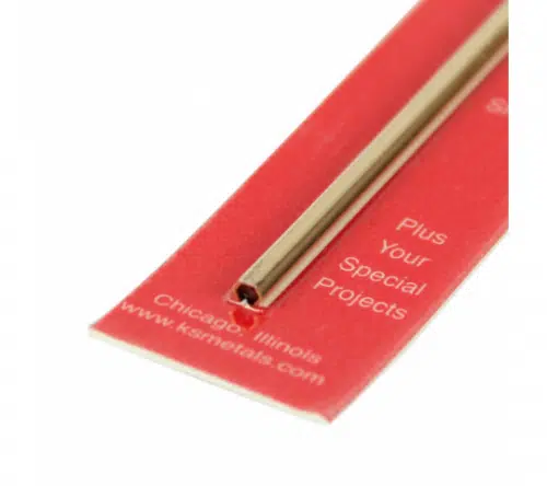 Messing pijp 6 kant 3,9 30 cm ( 1 st )