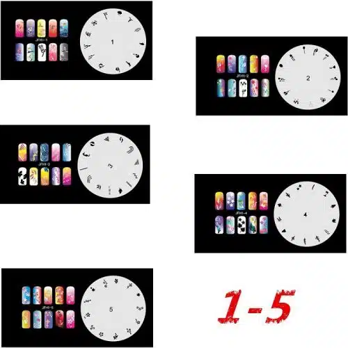 Nail- art sjablonen set