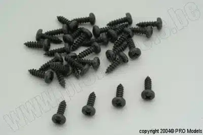 POM-HEAD TAP. SCREW 15PCS