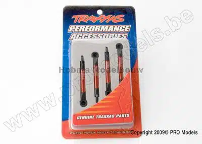 Push rods, aluminum (red-anodized) (4)