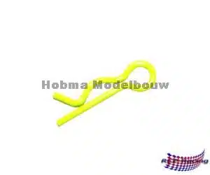 RCP-11013 Body clips 1:8 geel (10 stu