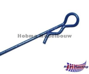 RCP-11031 Body clips lang, blauw (4 s