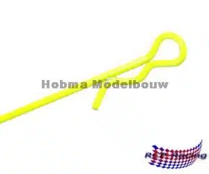 RCP-11033 Body clips lang, geel (4 st