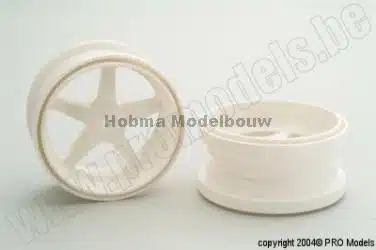 RIMS 1/6 WHITE 2 PCS.
