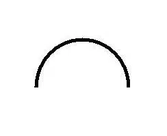 Raboesch 1,5X 3,0MM 1M Half rond buis wit kunst