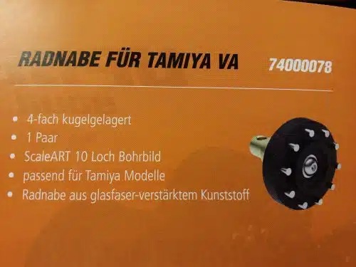 Radnabe fur Tam. Vorderachse